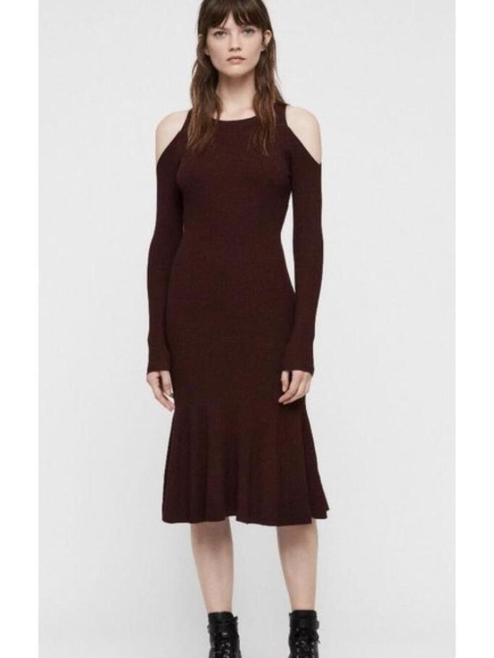 ALLSAINTS Bordeaux Red Twist (S)